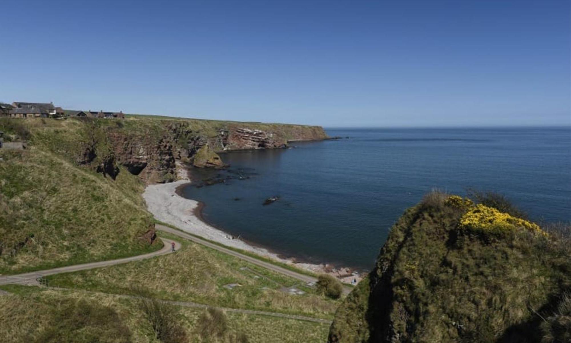Clifftop Cottage Arbroath Bagian luar foto